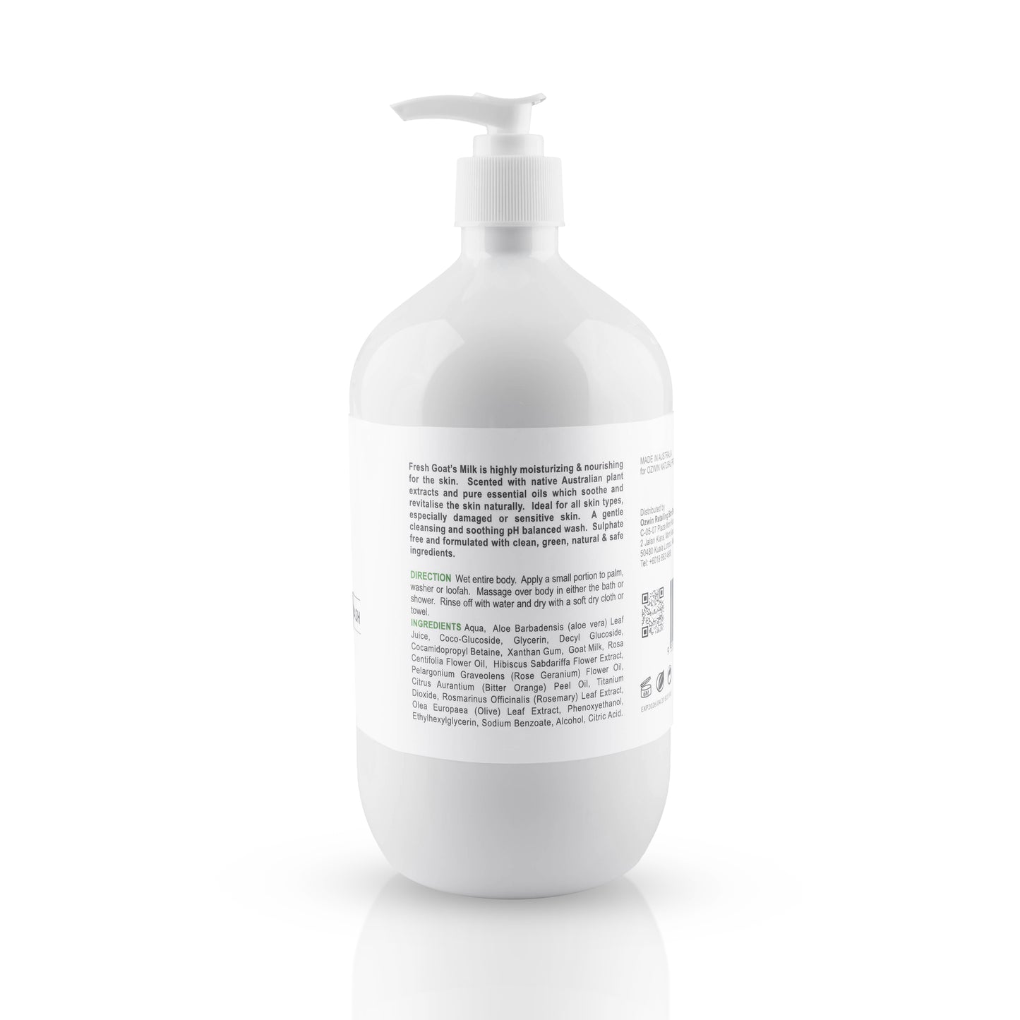 One Tree Fresh Goat's Milk Body Wash 1000ml
