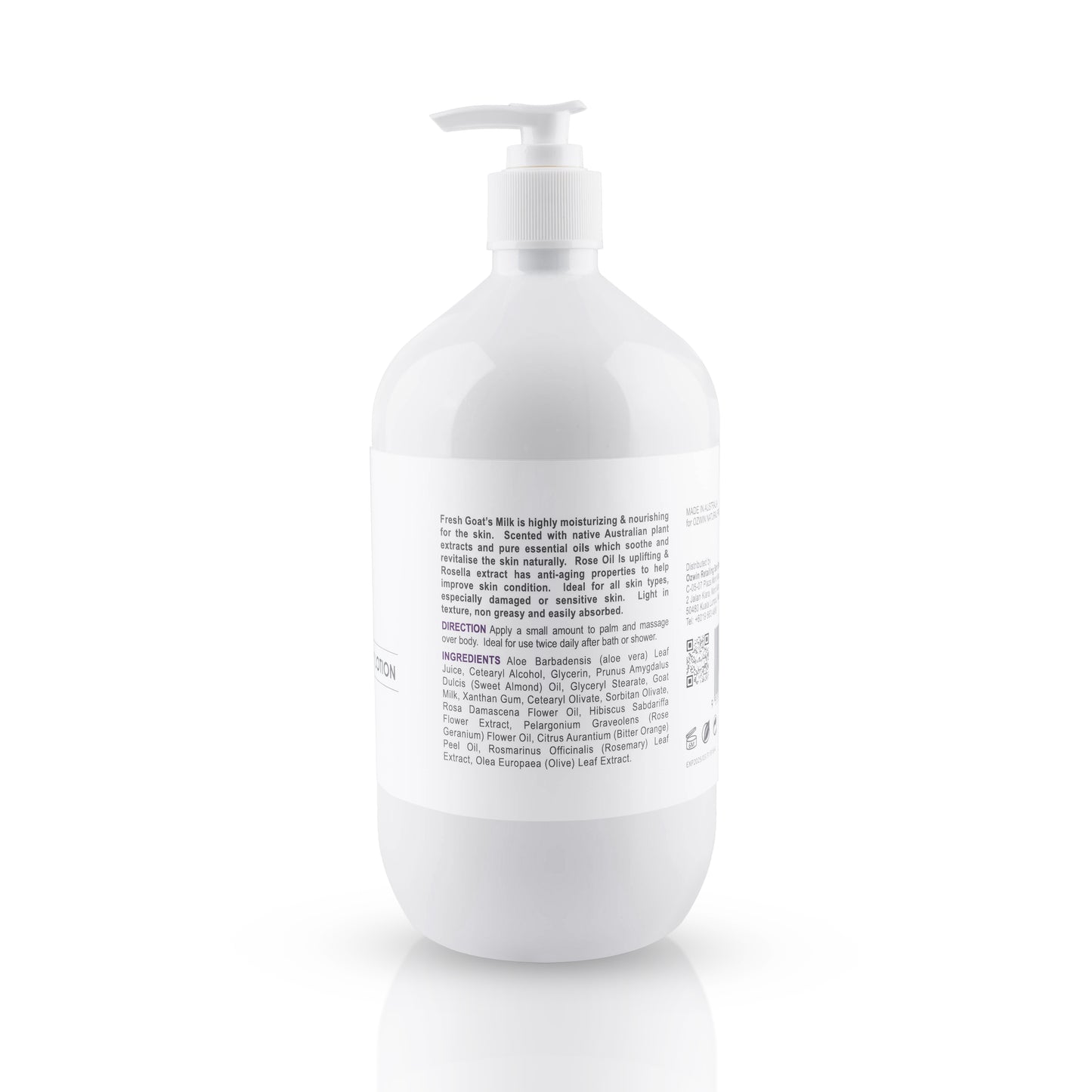 One Tree Fresh Goat's Milk Body Lotion 1000ml