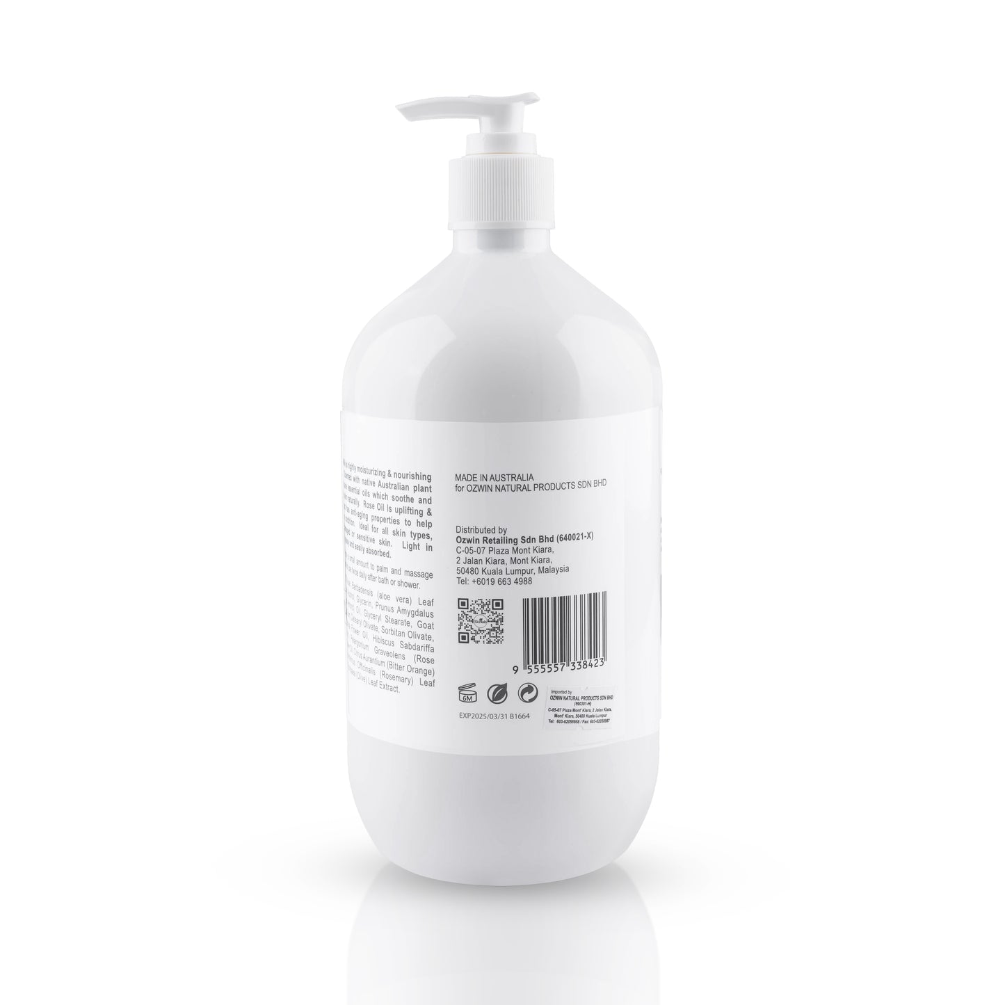 One Tree Fresh Goat's Milk Body Lotion 1000ml