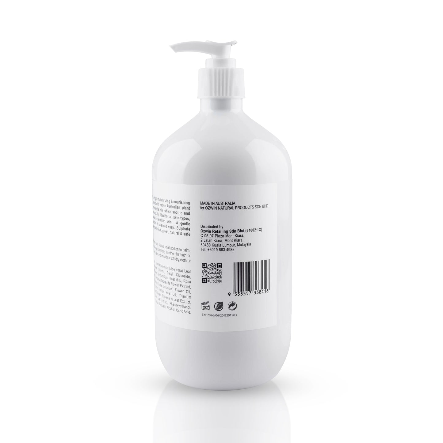One Tree Fresh Goat's Milk Body Wash 1000ml