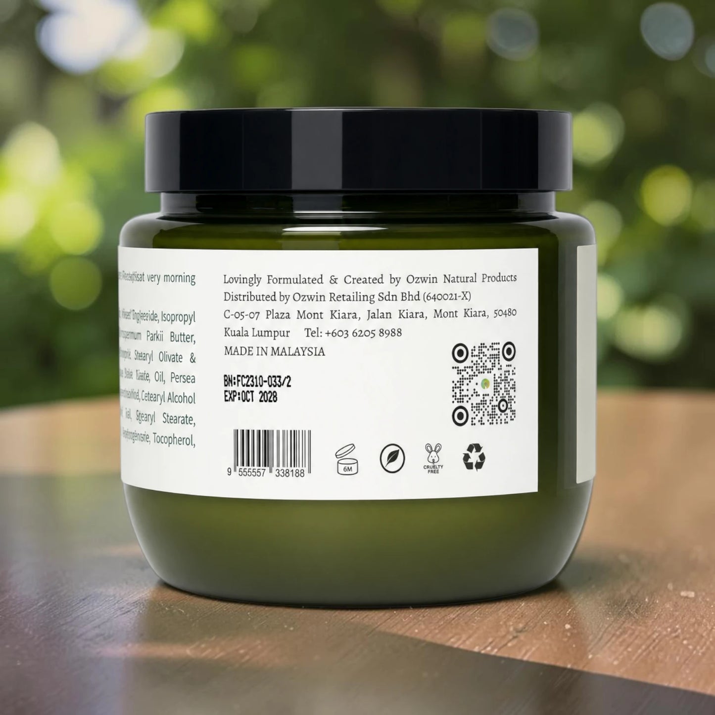 One Tree Green Tea Body Whip 500ml