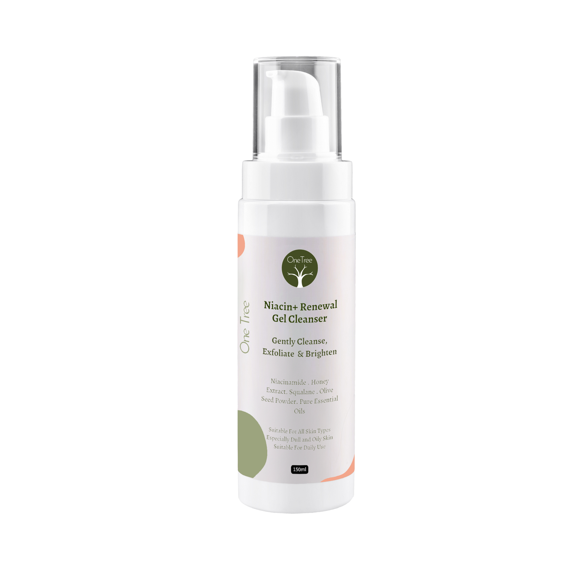 One Tree Niacin+ Renewal Gel Cleanser 150ml  by TNS Skin Lab